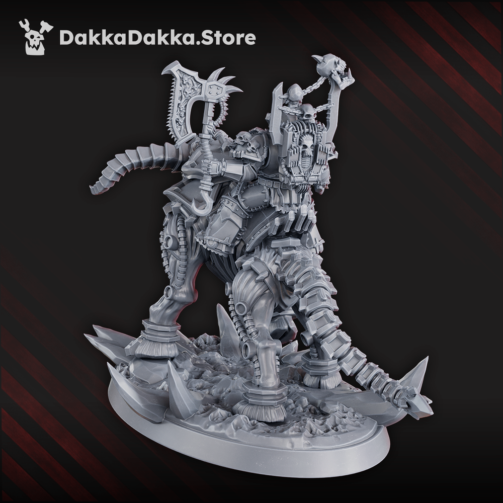 Bloodthirsty Knights The Soul Slasher Lord, proxy miniature, character, 28mm heroic scale unpainted resi