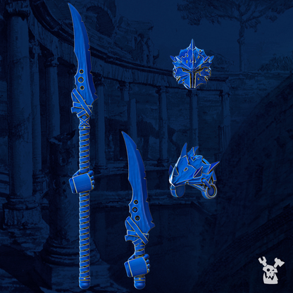 Ultra Knights Vexillum Monster Hunter Space Bits, resin conversion bits, character, 28mm heroic scale unp