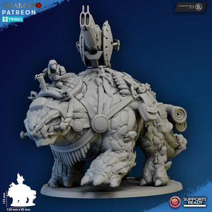 Tuai Warfang (2 Units), proxy miniature, squad, 28mm heroic scale unpainted resin, view 4