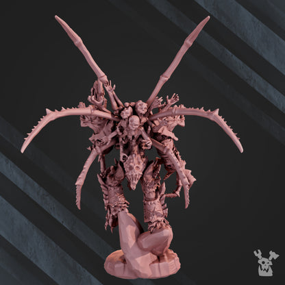 Plague Knights Avatar, proxy miniature, 28mm heroic scale unpainted resin, view 6