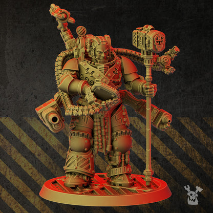 Iron Knights Alloy Master, proxy miniature, character, 28mm heroic scale unpainted resin