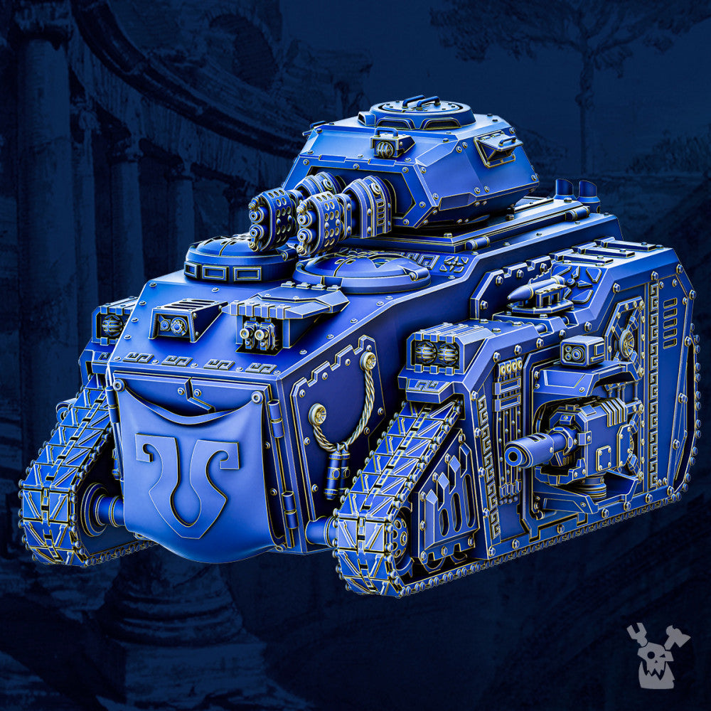 Ultra Knights Space Transport Tank, proxy miniature, 28mm heroic scale unpainted resin