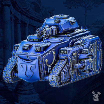 Ultra Knights Space Transport Tank, proxy miniature, 28mm heroic scale unpainted resin