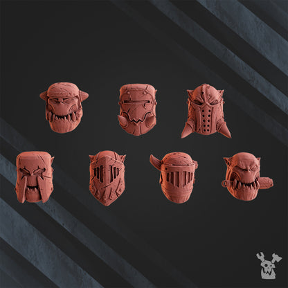 Orks Boombo Boyz Build Kit, proxy miniature, 28mm heroic scale unpainted resin, view 4
