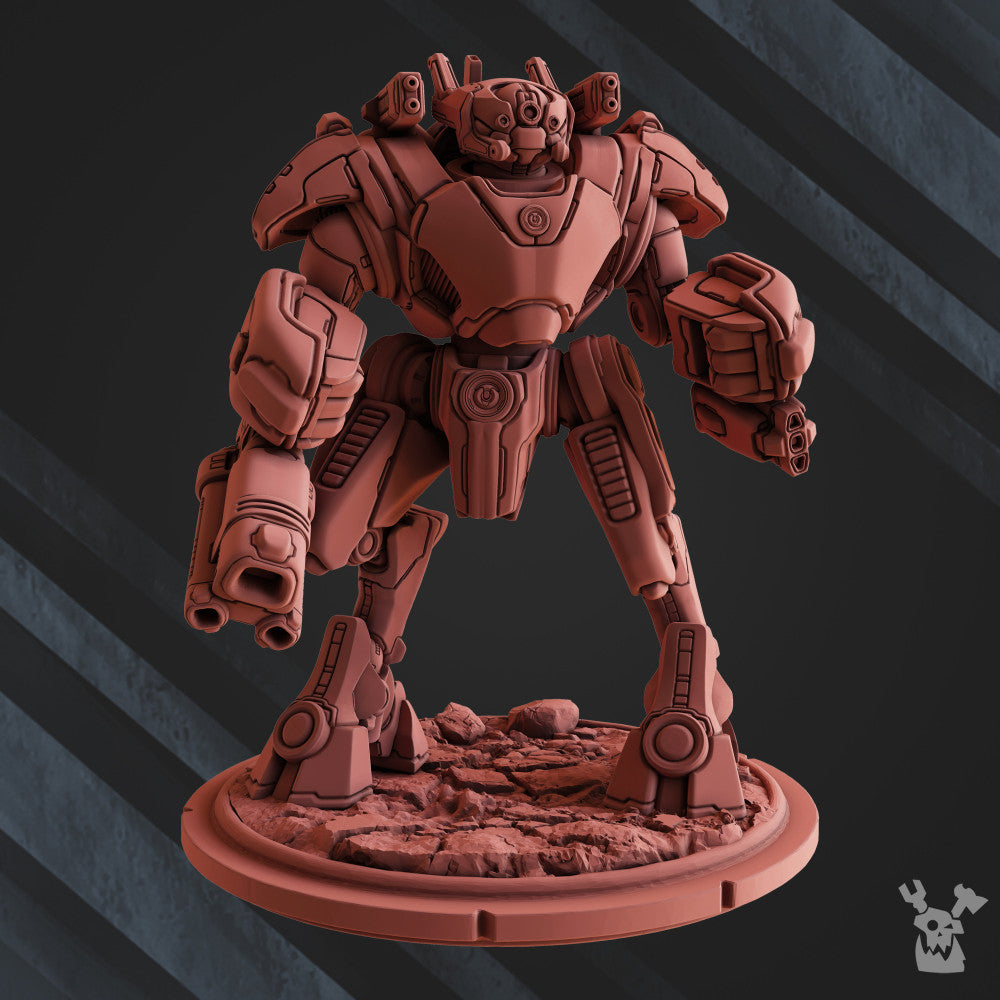 Tuai Bs42 Blazar Runner, proxy miniature, 28mm heroic scale unpainted resin, view 6