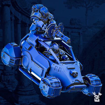 Ultra Knights Fast Attack Space Buggy, proxy miniature, vehicle, 28mm heroic scale unpainted resin