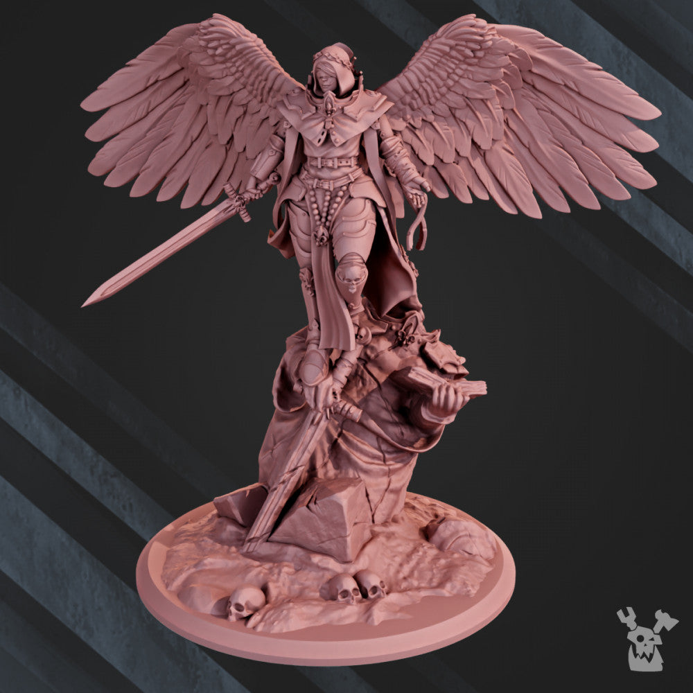 Battle Sisters Archangel Elizabeth (127Mm), proxy miniature, 28mm heroic scale unpainted resin