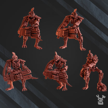 Necro Guardians, proxy miniature, 28mm heroic scale unpainted resin