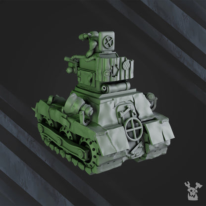 Orks Gobbo Wagons, proxy miniature, 28mm heroic scale unpainted resin, view 5