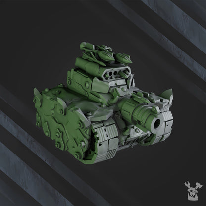Orks Gobbo Wagons, proxy miniature, 28mm heroic scale unpainted resin, view 6