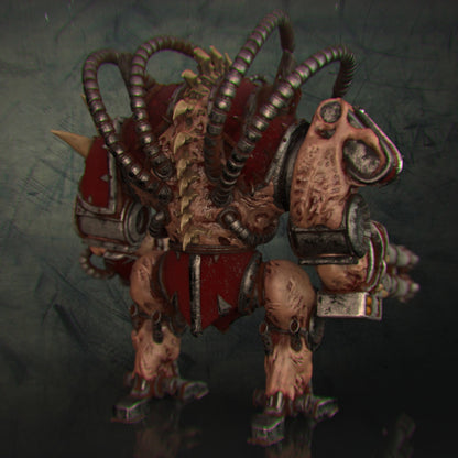 Bloodthirsty Knights Flesh Befouler Machine, proxy miniature, 28mm heroic scale unpainted resin, view 7