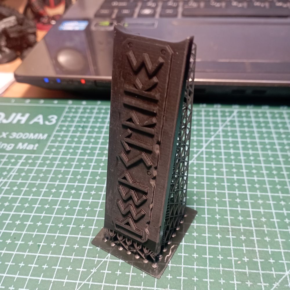 Wolf Knights Gauge And Dice, proxy miniature, markers, 28mm heroic scale unpainted resin, view 3