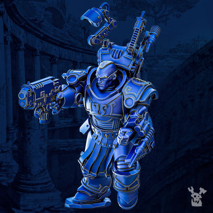 Ultra Knights Medic, proxy miniature, character, 28mm heroic scale unpainted resin