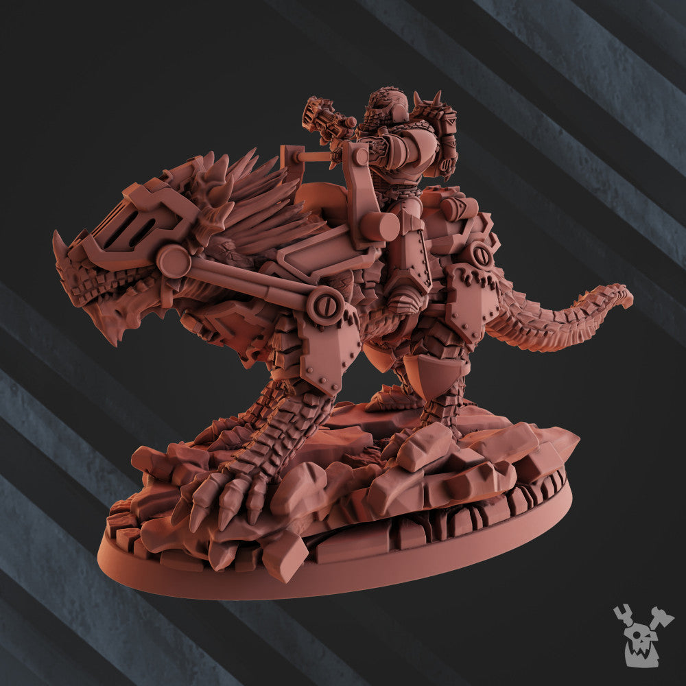 Flame Knights Riders Of Warriors Order (4 Units), proxy miniature, squad, 28mm heroic scale unpainted resin