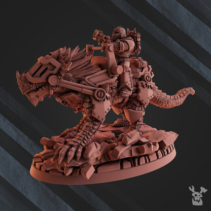 Flame Knights Riders Of Warriors Order (4 Units), proxy miniature, squad, 28mm heroic scale unpainted resin