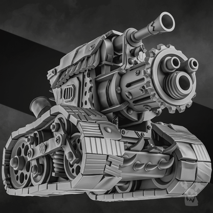 Orks Gobbo Wagon, proxy miniature, 28mm heroic scale unpainted resin, view 2