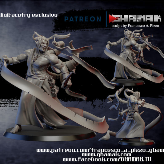Hellspawn The Devil Of Contracts, proxy miniature, monster, 28mm heroic scale unpainted resin