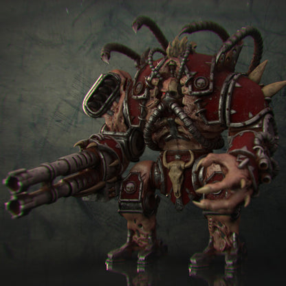 Bloodthirsty Knights Flesh Befouler Machine, proxy miniature, 28mm heroic scale unpainted resin, view 5