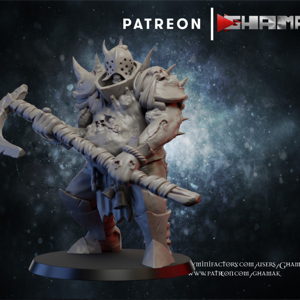 Plague Knights Pestilence Warrior, proxy miniature, infantry, 28mm heroic scale unpainted resin