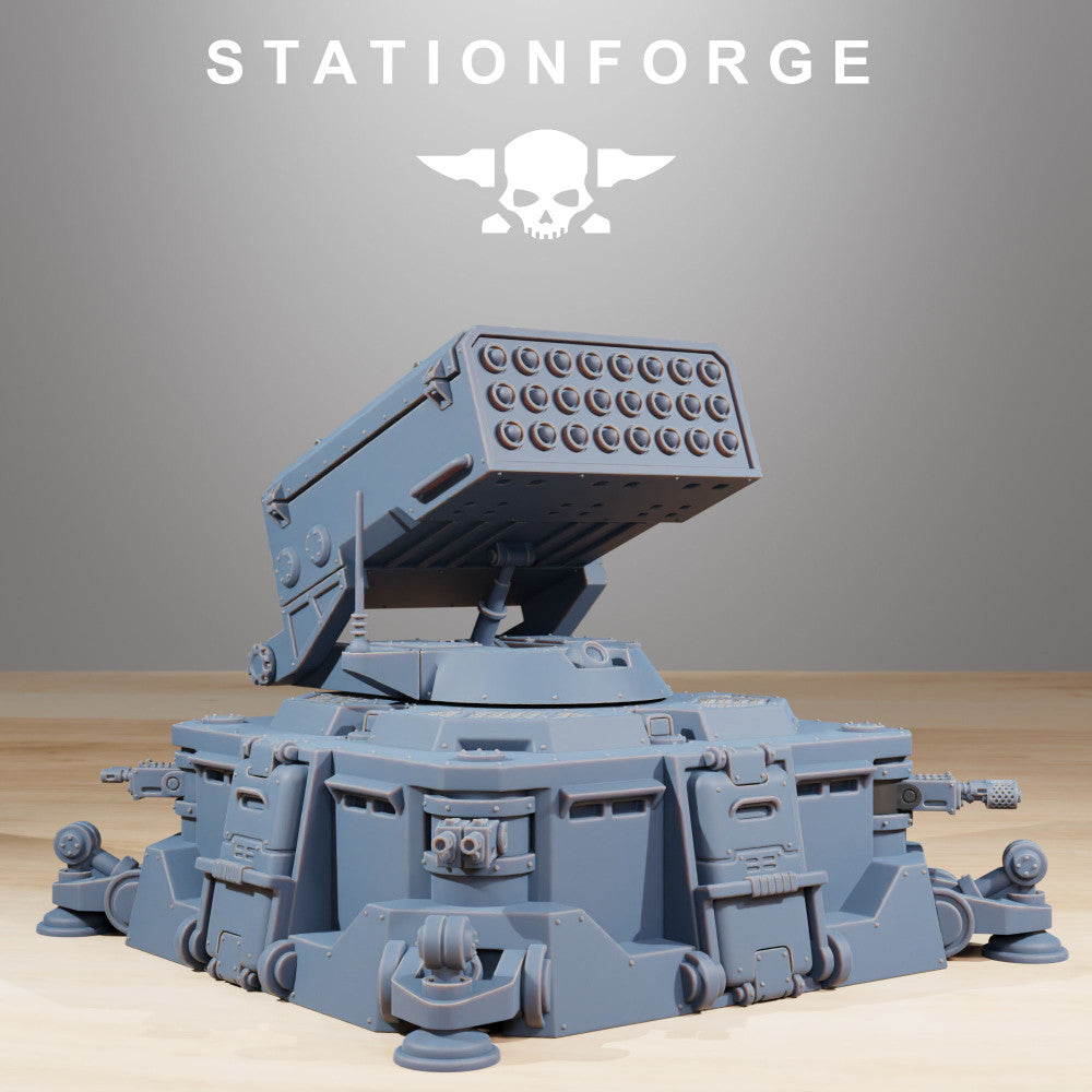 Space Knights Bunker, proxy miniature, terrain, 28mm heroic scale unpainted resin