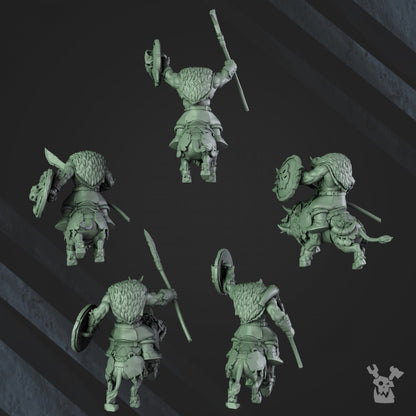 Orks Porkaz Riderz, proxy miniature, vehicle, 28mm heroic scale unpainted resin, view 2
