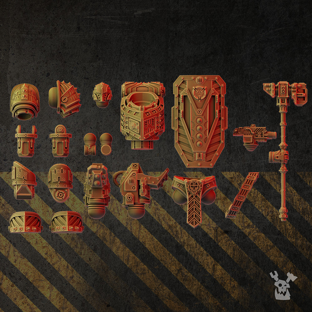 Iron Knights Rusty Reaper, proxy miniature, 28mm heroic scale unpainted resin, view 4