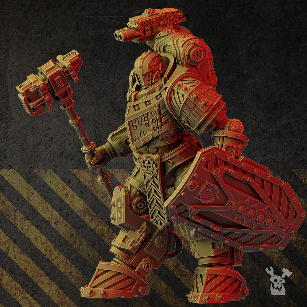 Iron Knights Rusty Reaper, proxy miniature, 28mm heroic scale unpainted resin, view 2