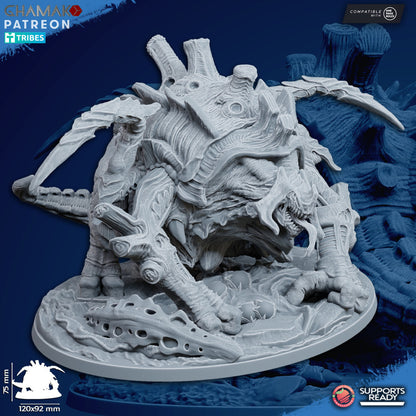 Bio Swarm Mother Of The Swarm, proxy miniature, character, 28mm heroic scale unpainted resin
