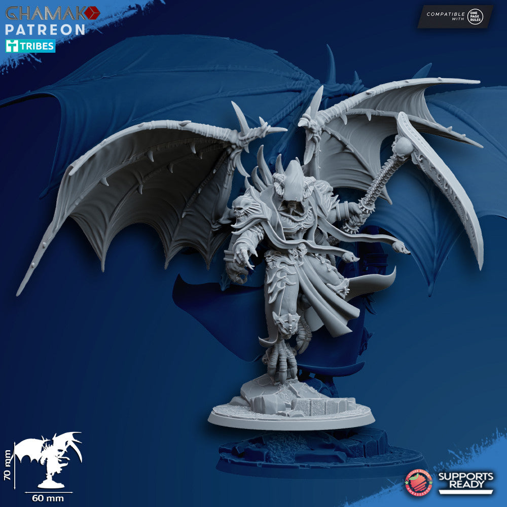 Plague Knights Lord Of Shadows, proxy miniature, character, 28mm heroic scale unpainted resin