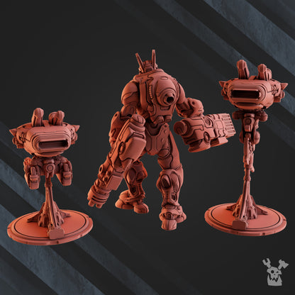 Tuai Shock Leader, proxy miniature, character, 28mm heroic scale unpainted resin, view 5