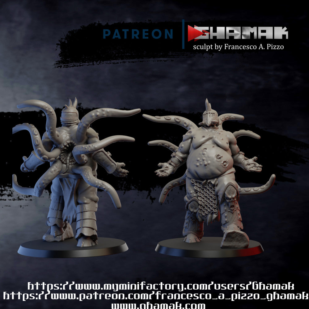 Hellspawn Blight Blessed, proxy miniature, monster, 28mm heroic scale unpainted resin