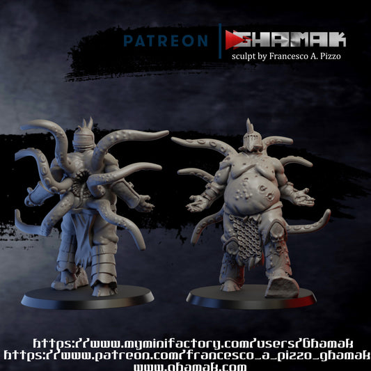 Hellspawn Blight Blessed, proxy miniature, monster, 28mm heroic scale unpainted resin