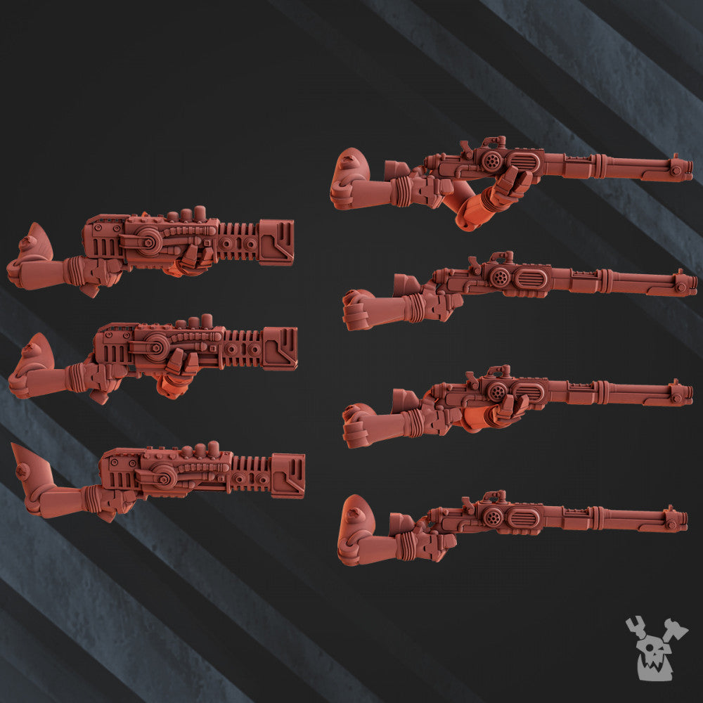 Tech Priests Machine Cult Scout Warriors (10 Units), 28mm heroic scale unpainted resin, view 6