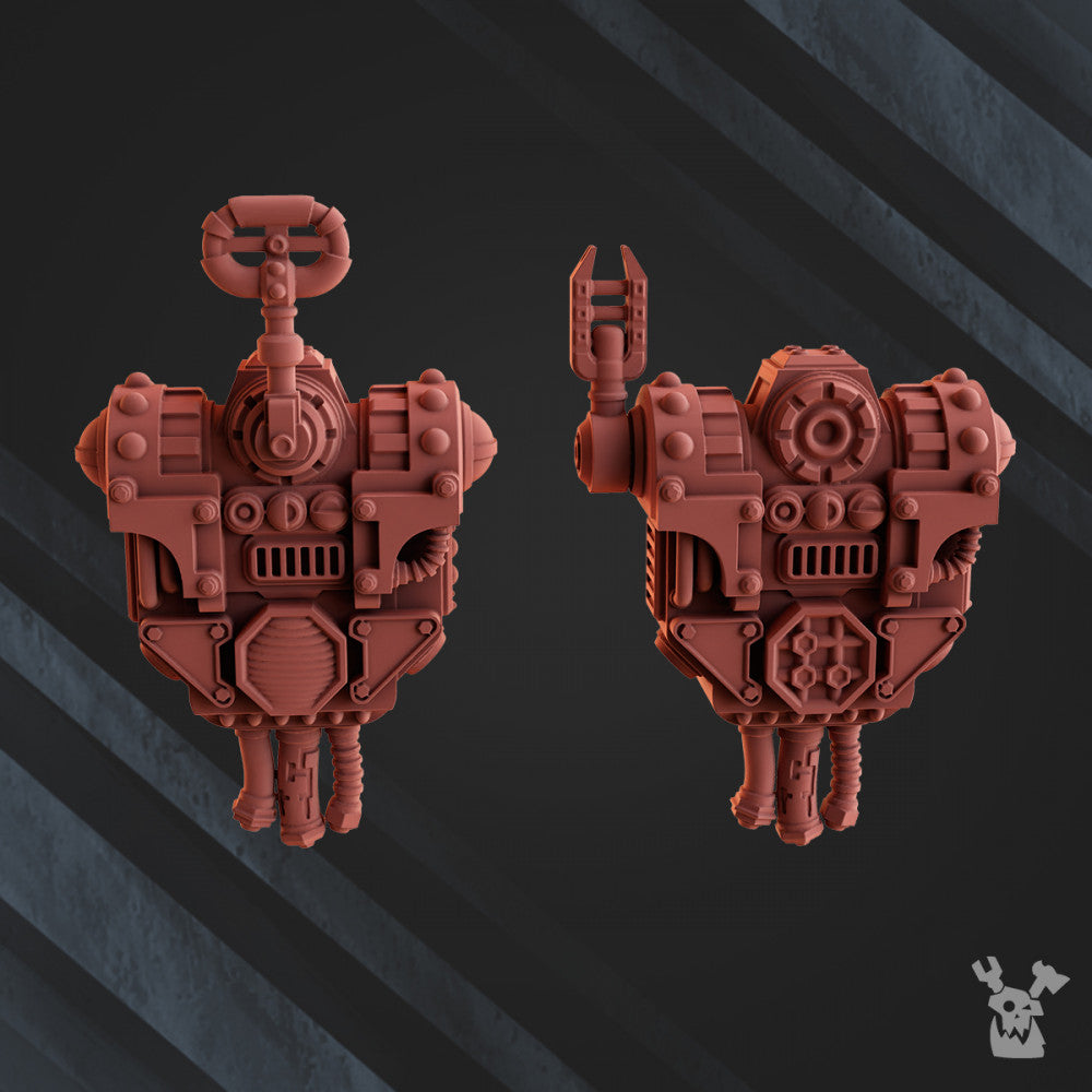 Tech Priests Machine Cult Scout Warriors (10 Units), 28mm heroic scale unpainted resin, view 8