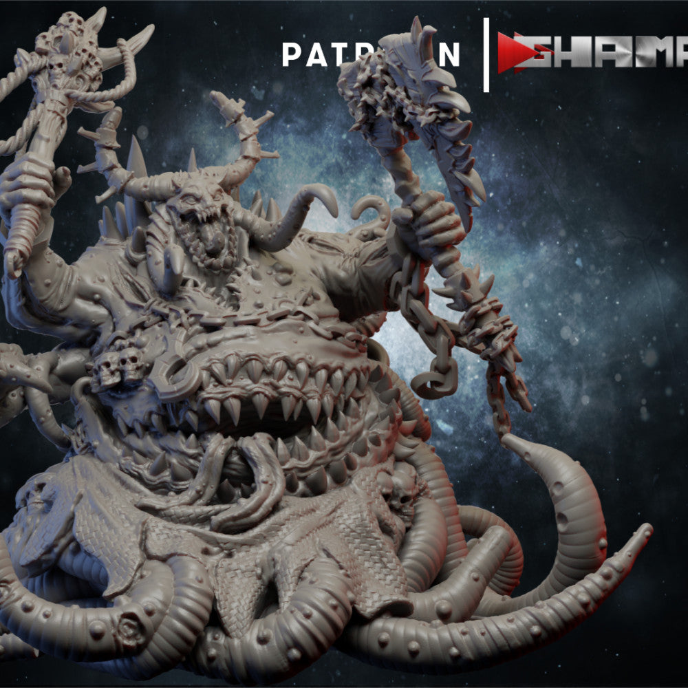 Hellspawn Summoned Pestilence, proxy miniature, monster, 28mm heroic scale unpainted resin