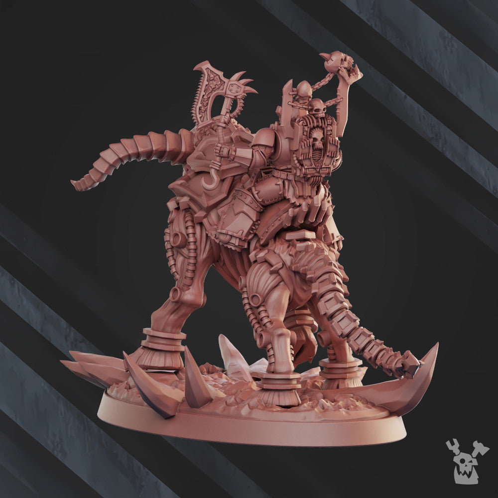 Bloodthirsty Knights The Soul Slasher Lord, proxy miniature, character, 28mm heroic scale unpainted resi