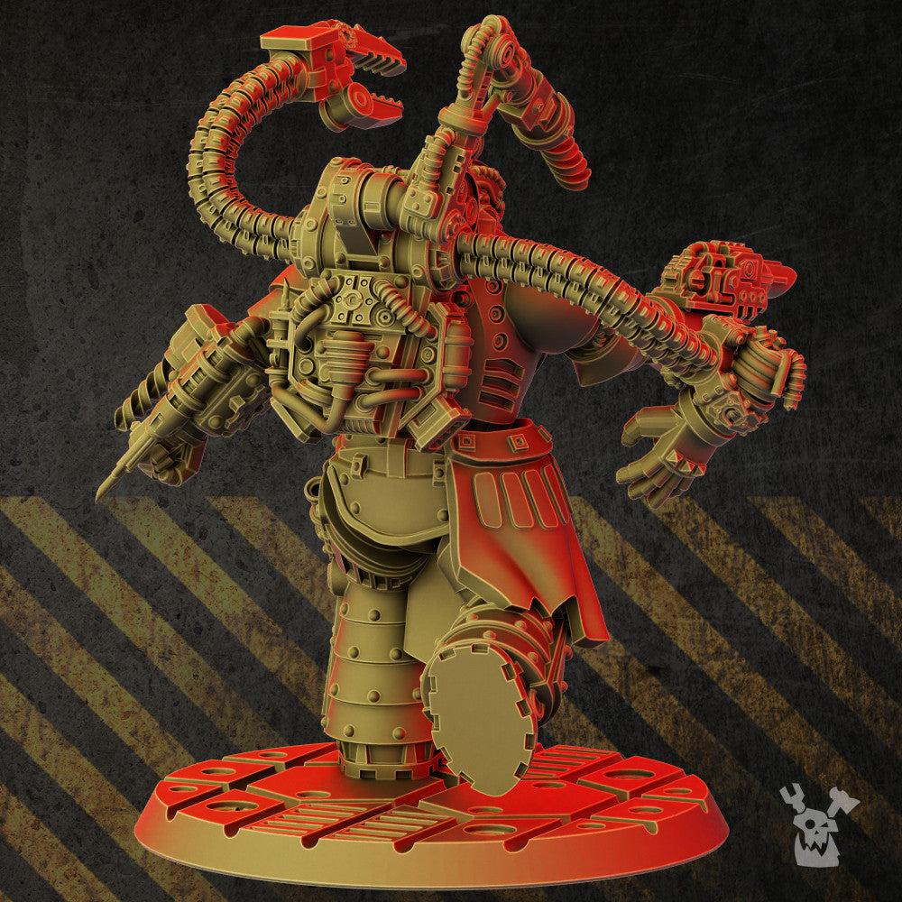 Iron Knights Turk The Surgeon, proxy miniature, character, 28mm heroic scale unpainted resin, view 3