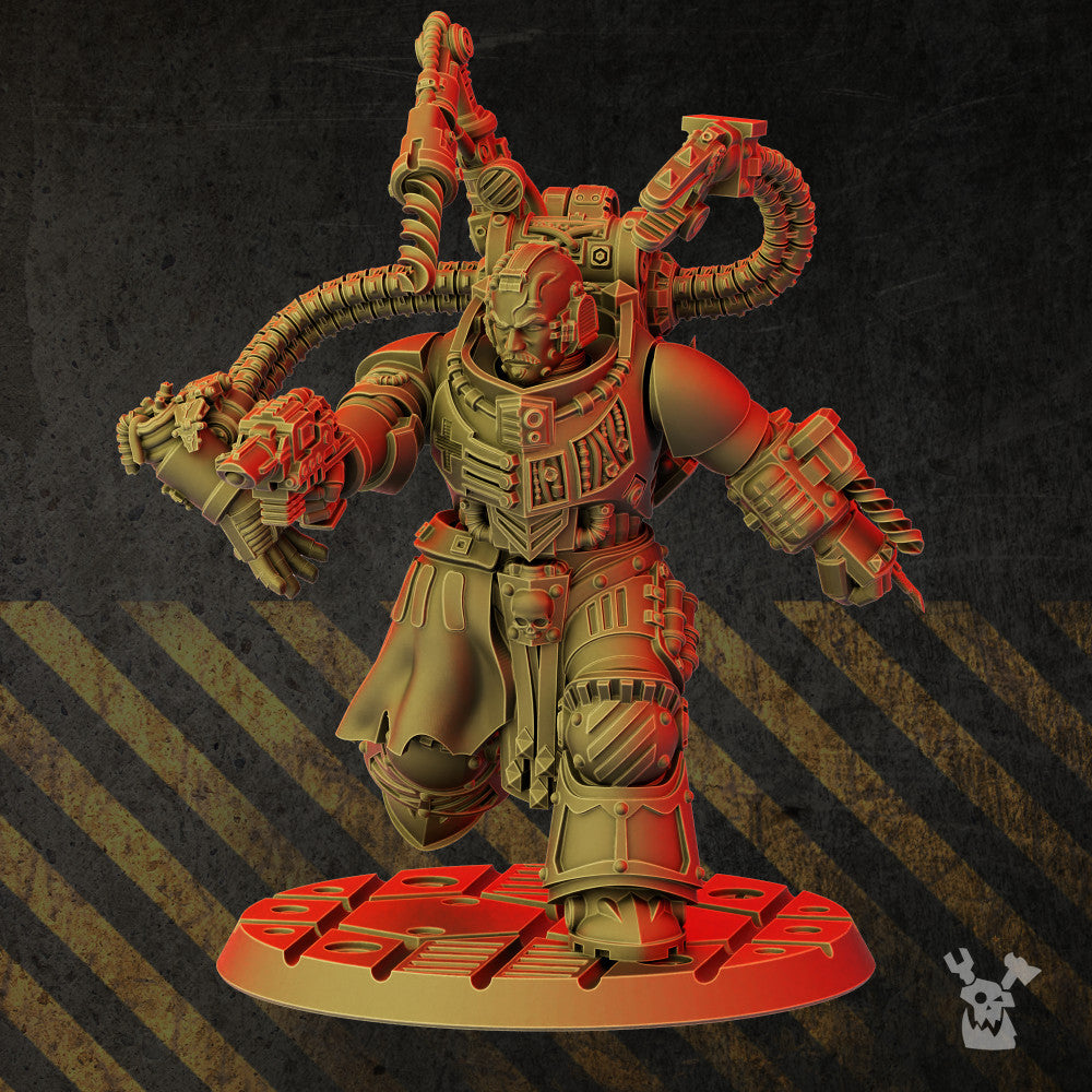 Iron Knights Turk The Surgeon, proxy miniature, character, 28mm heroic scale unpainted resin