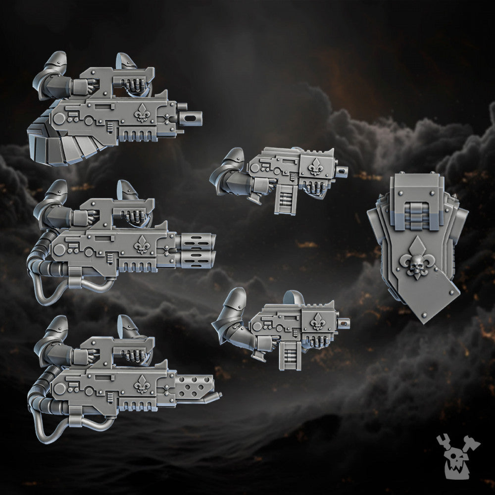 Battle Sisters Upgrade Kit, resin conversion bits, bits, 28mm heroic scale unpainted resin