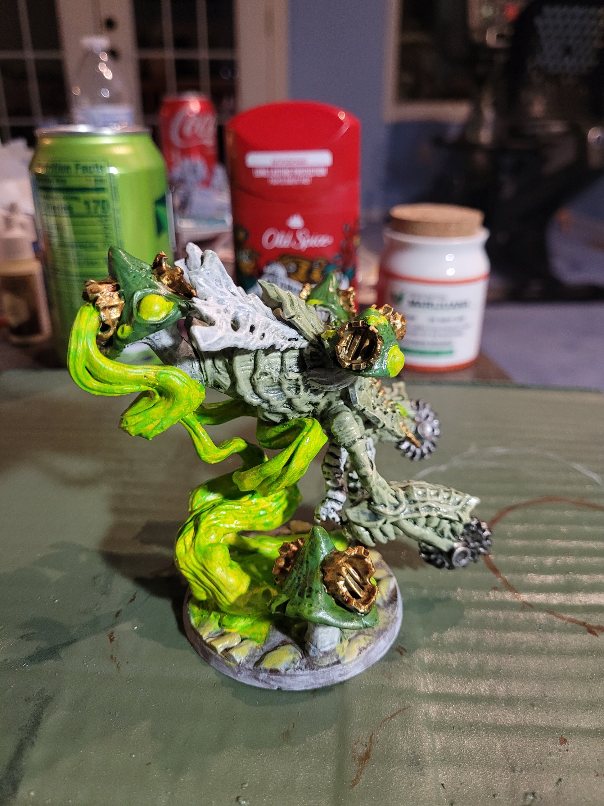 Plague Knights Drone, proxy miniature, 28mm heroic scale unpainted resin, view 3