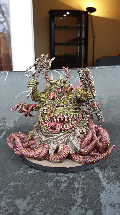 Hellspawn Summoned Pestilence, proxy miniature, monster, 28mm heroic scale unpainted resin, view 3