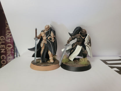 Battle Sisters Knights Of The Crescent, proxy miniature, character, 28mm heroic scale, view 3