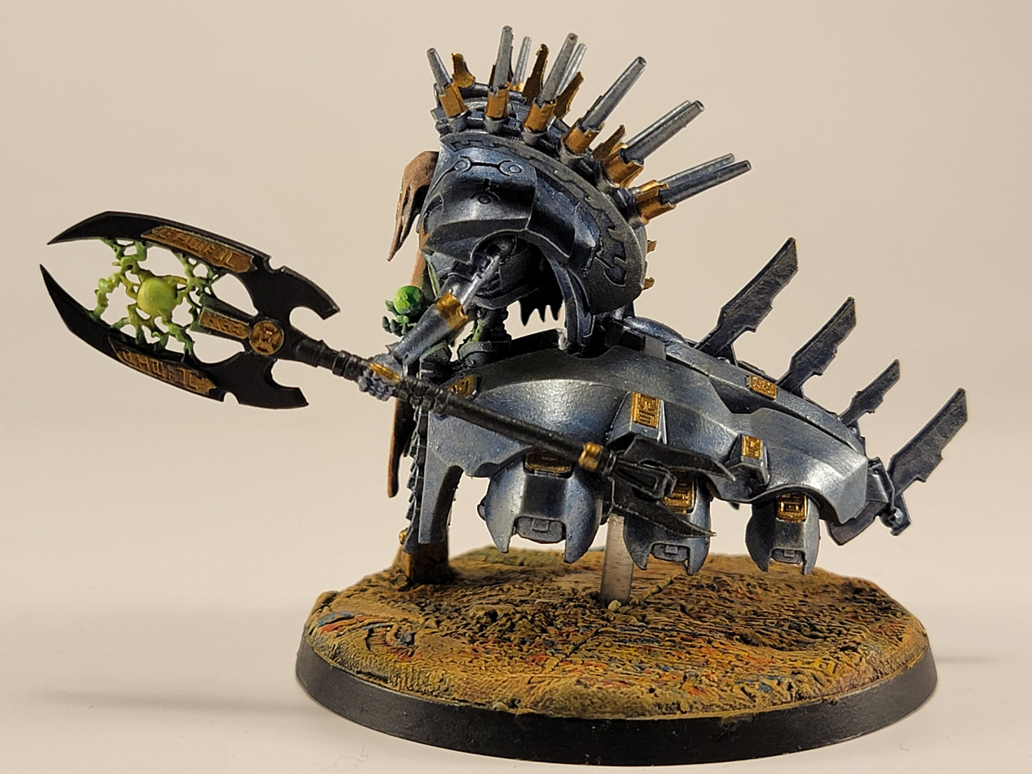 Necro Flying Lord, proxy miniature, character, 28mm heroic scale unpainted resin, view 3