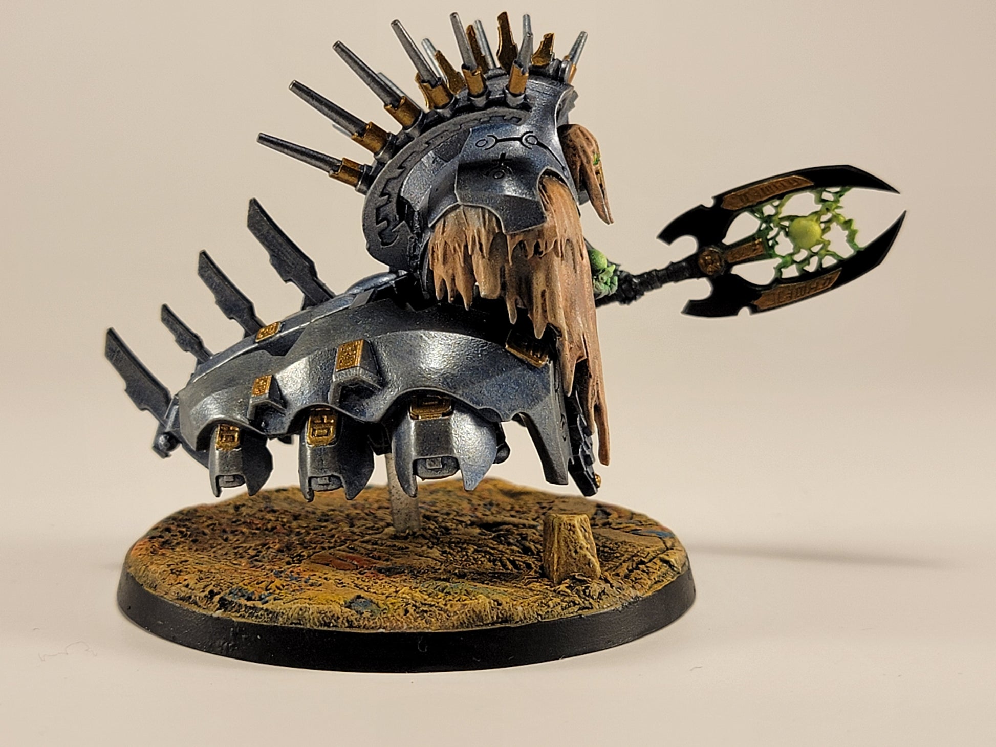 Necro Flying Lord, proxy miniature, character, 28mm heroic scale unpainted resin, view 4