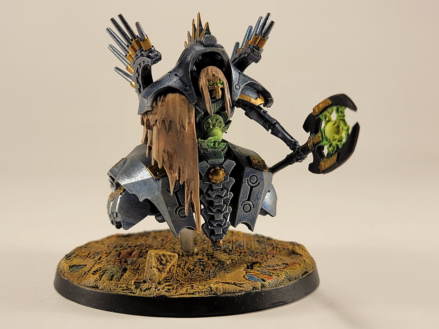 Necro Flying Lord, proxy miniature, character, 28mm heroic scale unpainted resin, view 2