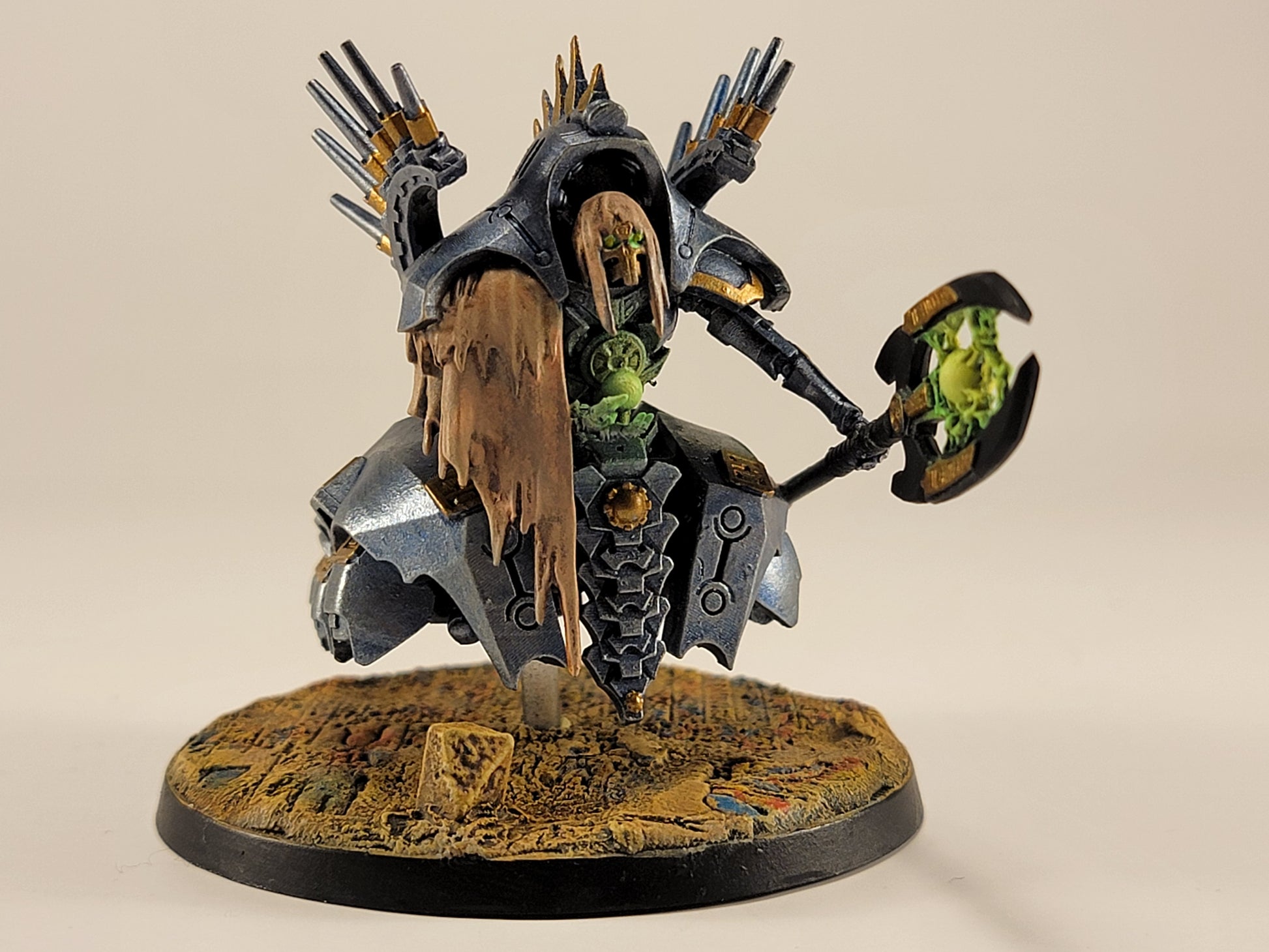 Necro Flying Lord, proxy miniature, character, 28mm heroic scale unpainted resin, view 2