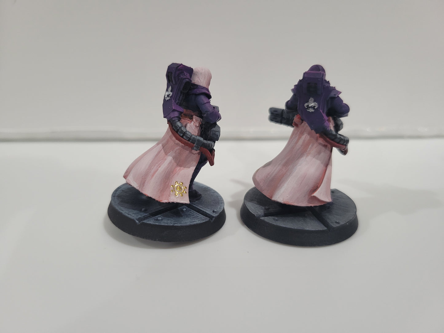 Battle Sisters Heavy Sisters Squad, proxy miniature, 28mm heroic scale unpainted resin, view 5
