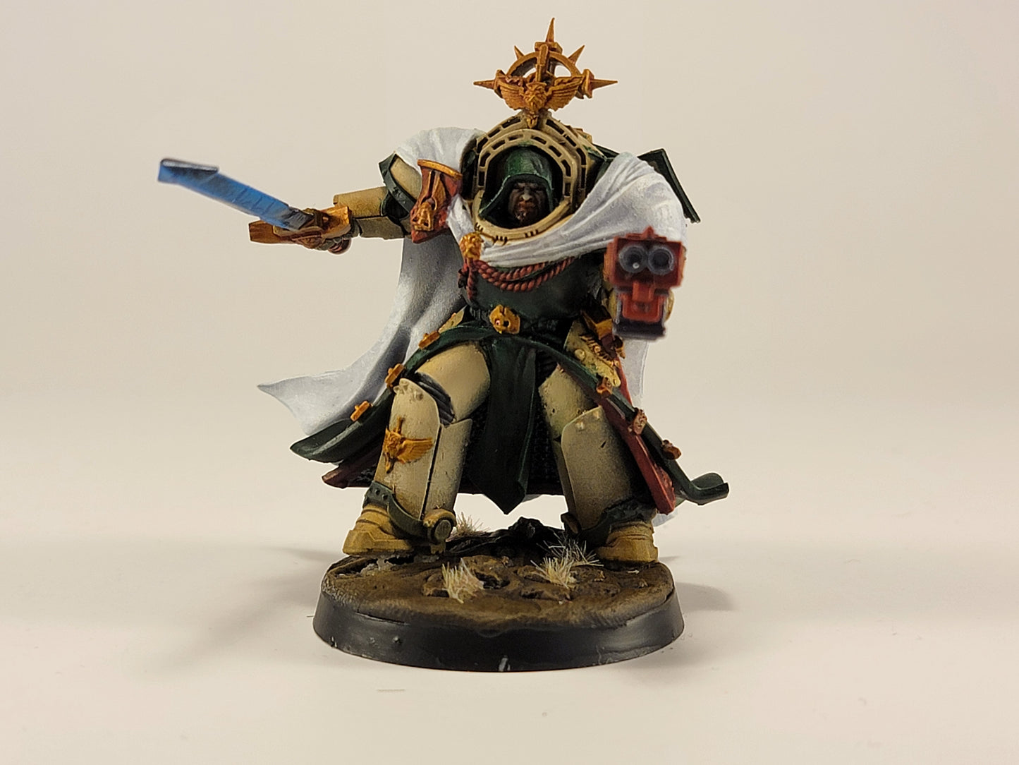 Hooded Knights Exterminator Hero, proxy miniature, character, 28mm heroic scale unpainted resin, view 2