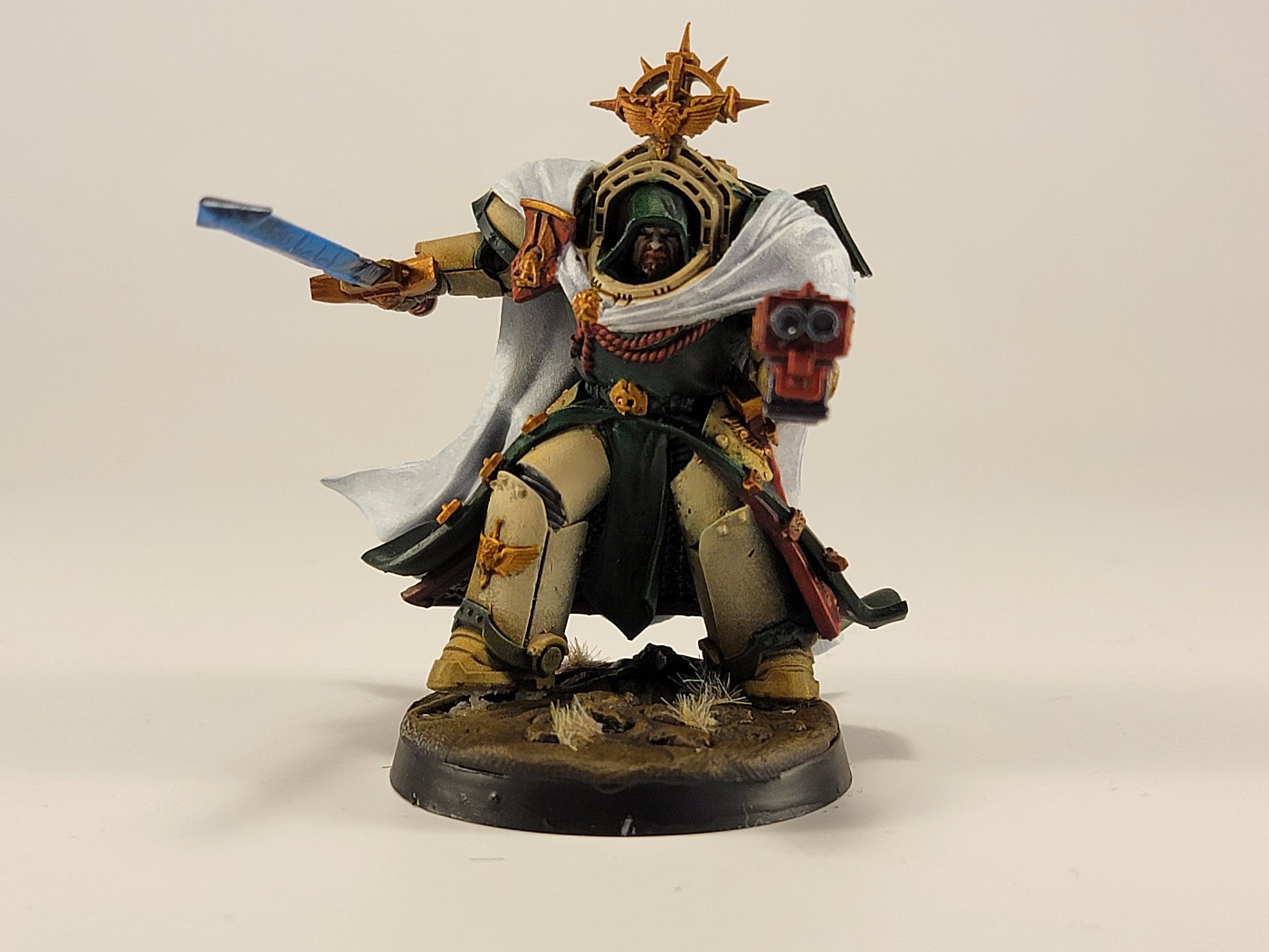 Hooded Knights Exterminator Hero, proxy miniature, character, 28mm heroic scale unpainted resin, view 2