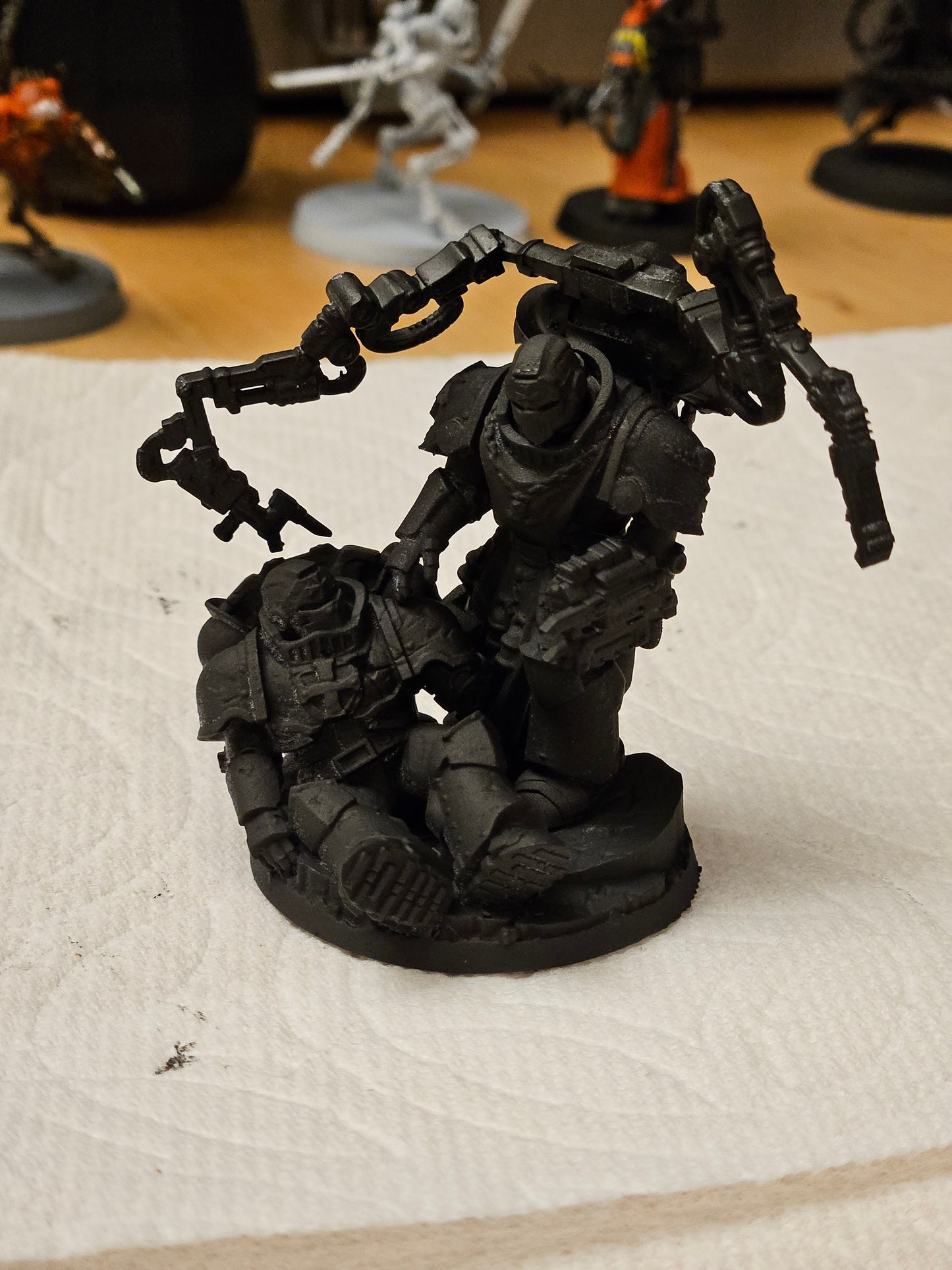 Crusader Knights Hospitaller Knight, proxy miniature, terrain, 28mm heroic scale unpainted resin